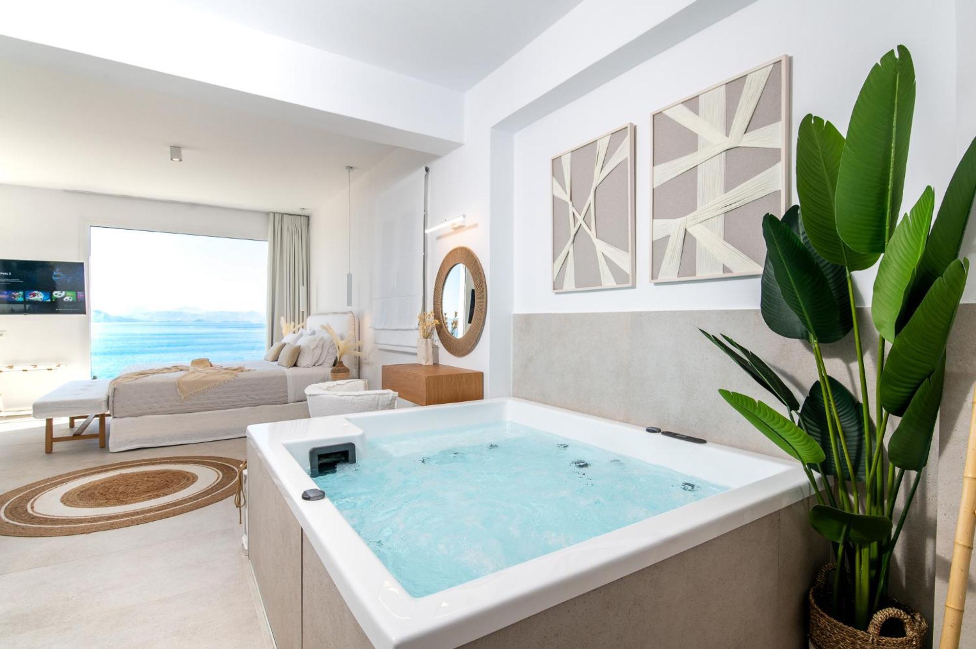 Achillion Luxury Corfu Villa & Suites เปรามา ภายนอก รูปภาพ