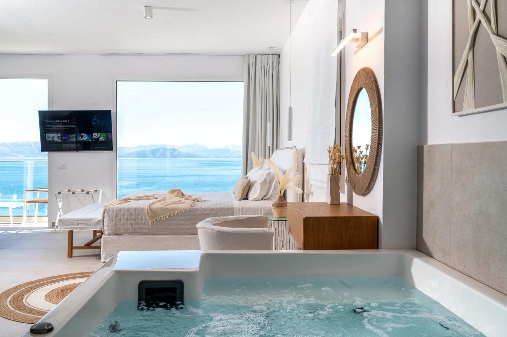 Achillion Luxury Corfu Villa & Suites เปรามา ภายนอก รูปภาพ